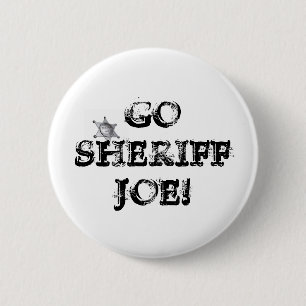 Badge Rond 5 Cm Vont le shérif Joe !