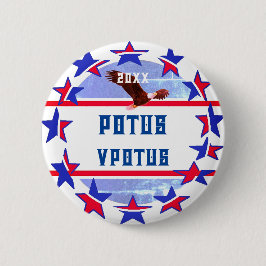 Badge Rond 5 Cm Vote amusant Campagne personnalisable POTUS d'élec