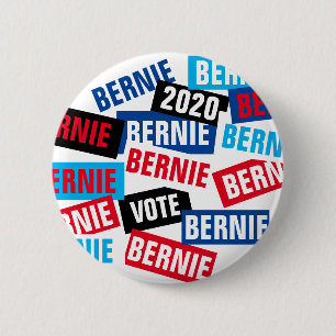 Badge Rond 5 Cm Vote Bernie 2020