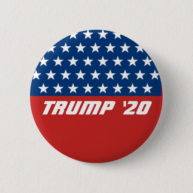 Badge Rond 5 Cm Vote Donald Trump 2020 (Devant)