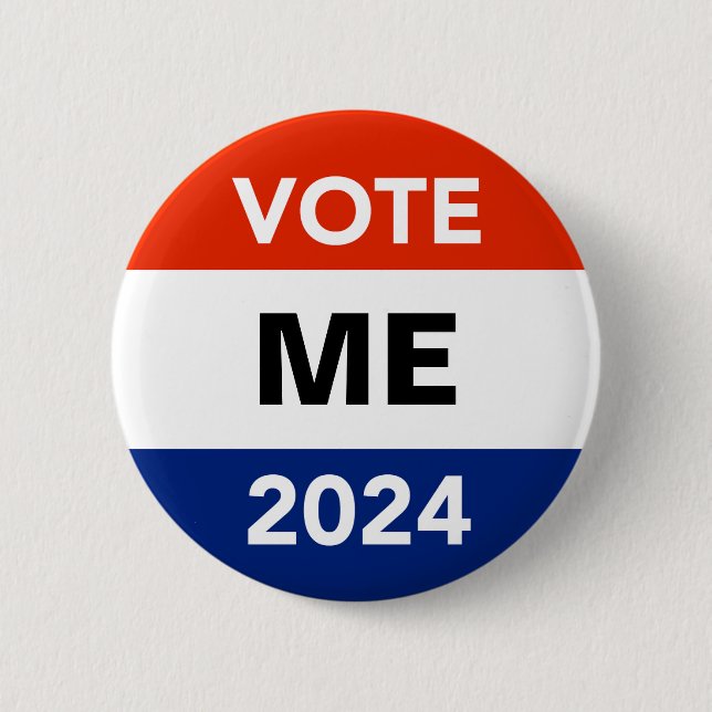Badge Rond 5 Cm Vote personnel Campagne électorale présidentielle  (Devant)