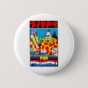 Badge Rond 5 Cm Vote pour énergique