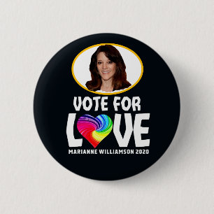 Badge Rond 5 Cm Vote pour Marianne Williamson 2020
