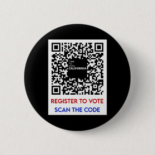 Badge Rond 5 Cm Vote - S'Inscrire Pour Voter Ca
