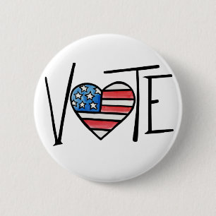 BADGE ROND 5 CM VOTER