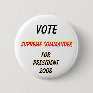 Badge Rond 5 Cm Votez, commandant suprême, vote, commande suprême…