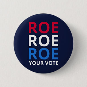 Badge Rond 5 Cm Votez I