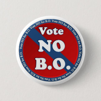 Badge Rond 5 Cm Votez non pour B.O.