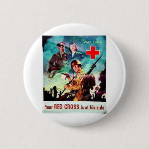 Badge Rond 5 Cm Votre Croix-Rouge