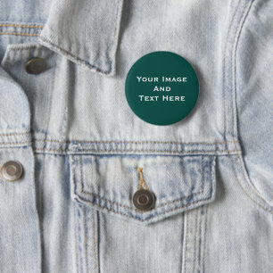 Badge Rond 5 Cm Votre image personnalisée et texte personnalisé
