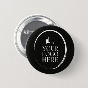 Badge Rond 5 Cm Votre logo ici Moderne