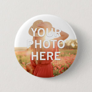 Badge Rond 5 Cm Votre photo ici