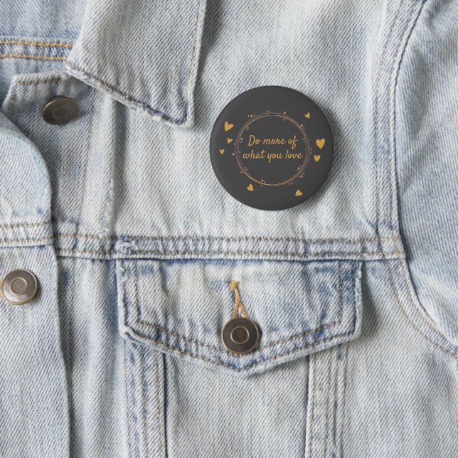 Badge Rond 5 Cm vous aimez (En situation)
