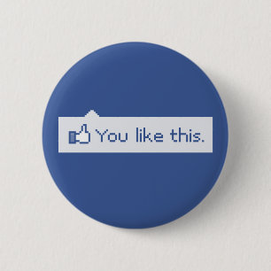 Badge Rond 5 Cm Vous aimez ce Facebook drôle