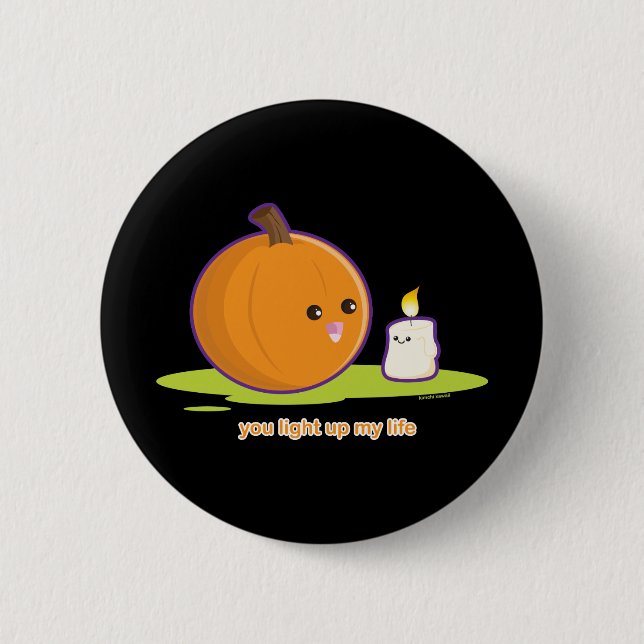 Badge Rond 5 Cm Vous allumez ma vie (Devant)