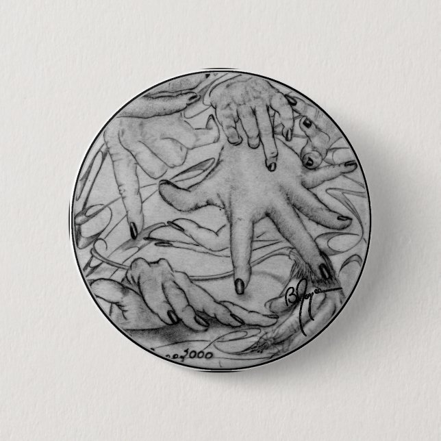 Badge Rond 5 Cm Vous avez. bouton (Devant)