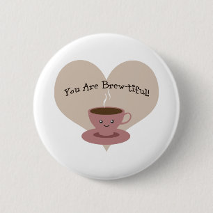 Badge Rond 5 Cm Vous Êtes Beau !
