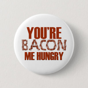 Badge Rond 5 Cm Vous êtes lard j'affamé