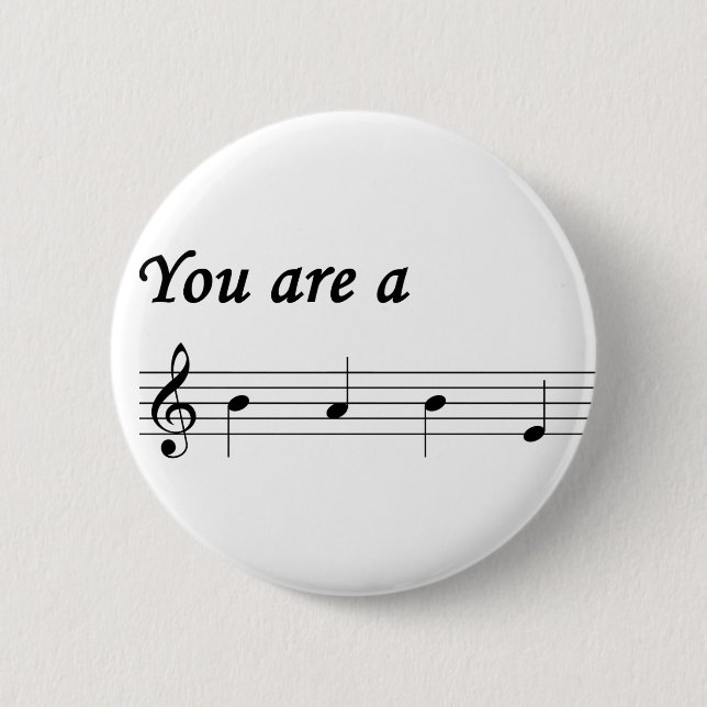 Badge Rond 5 Cm Vous êtes un bouton de BÉBÉ (Devant)