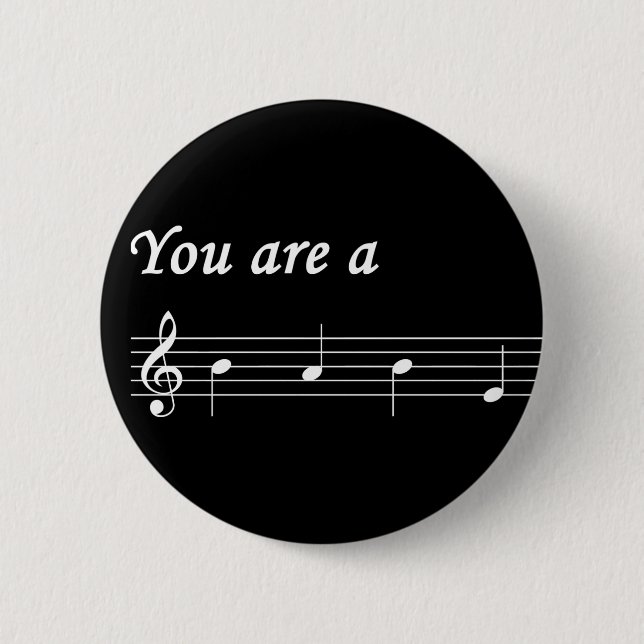 Badge Rond 5 Cm Vous êtes un bouton de BÉBÉ (Devant)