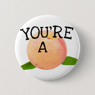 Badge Rond 5 Cm Vous êtes un bouton de ~ de pêche