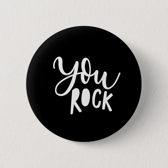 Badge Rond 5 Cm vous faites du rock (Devant)