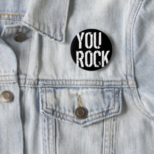 Badge Rond 5 Cm Vous faites du rock -