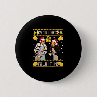 Badge Rond 5 Cm vous le pliez juste à Noël
