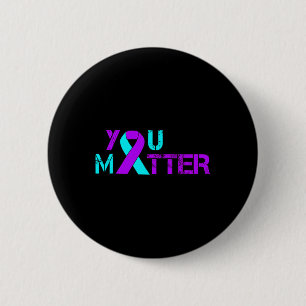 Badge Rond 5 Cm Vous Problème Prévention Suicide Dépression