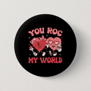 Badge Rond 5 Cm Vous Roc Mon Monde Infirmière Fête De La Saint-Val