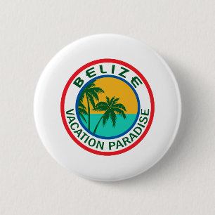 BADGE ROND 5 CM VOYAGE BELIZE