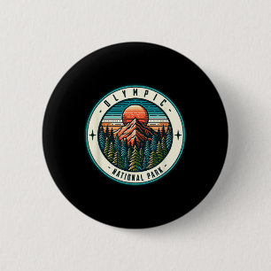 Badge Rond 5 Cm Voyage de famille dans le parc national Olympique