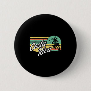 Badge Rond 5 Cm voyage de filles au Costa Rica correspondance vaca