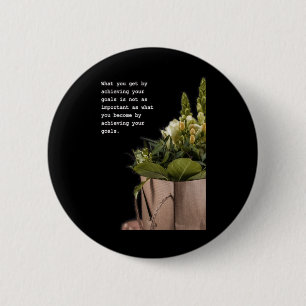 Badge Rond 5 Cm Voyage de transformation Citation inspirationnelle
