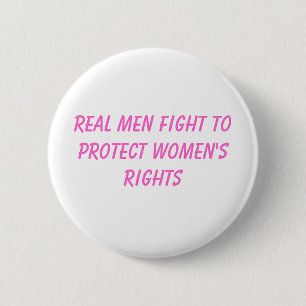 Badge Rond 5 Cm vrai combat d'hommes pour protéger des droits de