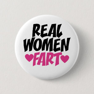 Badge Rond 5 Cm Vrai Femmes Fart
