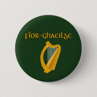 Badge Rond 5 Cm VRAI IRLANDE Gaelic Celtic Culture 2.25 in.