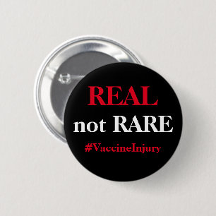 Badge Rond 5 Cm Vrai pas rare