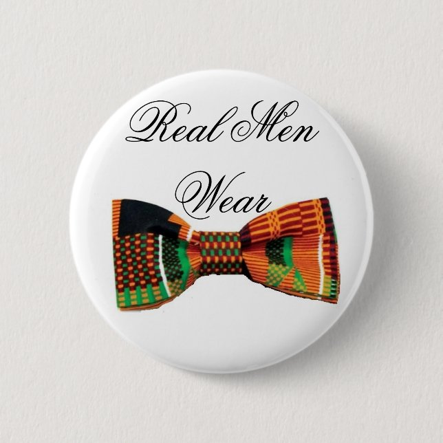 Badge Rond 5 Cm Vrai Pin de Bowties de vêtements pour hommes (Devant)
