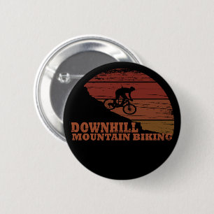 Badge Rond 5 Cm VTT Downhill Vélos de Montagne