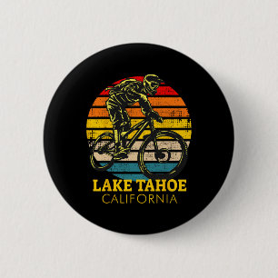 Badge Rond 5 Cm VTT Lake Tahoe Californie