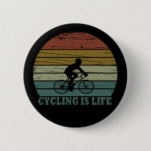 Badge Rond 5 Cm Vtt Vélo Tout Terrain Drôle Cyclisme