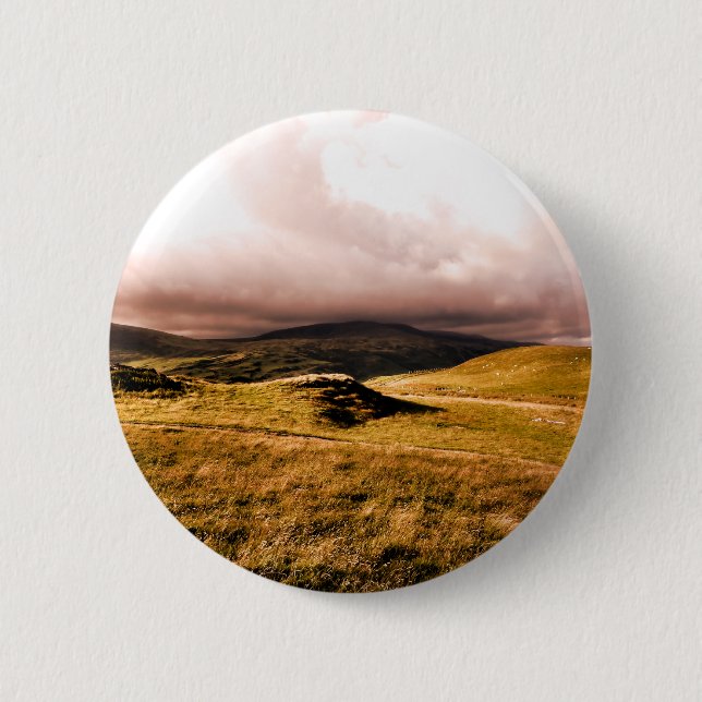 BADGE ROND 5 CM VUES MONTAGNES (Devant)
