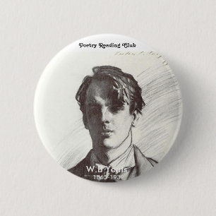 Badge Rond 5 Cm W.B. Yeats