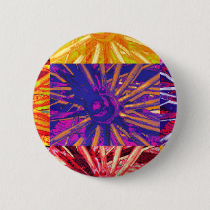 BADGE ROND 5 CM WAGON WHEEL