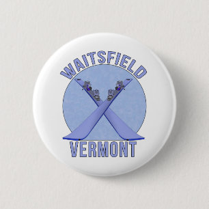 Badge Rond 5 Cm Waitsfield, Vermont