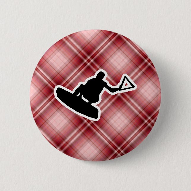 Badge Rond 5 Cm Wakeboarder (Devant)