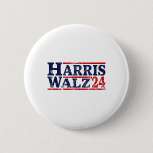 Badge Rond 5 Cm Walz 2024 Election Kamala Harris Tim Waltz 2024 16