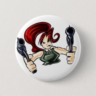 Badge Rond 5 Cm Wanda le tireur
