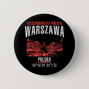 Badge Rond 5 Cm Warszawa